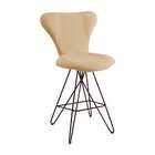 Banqueta Jacobsen Linho Bege