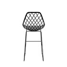 Banqueta Kaila Quad Empório  Preto