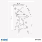 Banqueta Katrina Betula