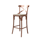 Banqueta Katrina Em Aço Cobre