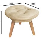 Banqueta Katy Bege/Hannover – Potente Móveis