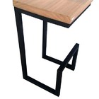 Banqueta L - Garapeira - 70x34x34cm