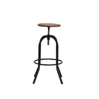 Banqueta Lagos Base Ferro Preta