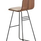 Banqueta Laie Base Preta Estofada