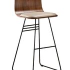 Banqueta Laie Base Preta Estofada