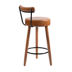 Banqueta Lara Courino Caramelo - Sallar Home