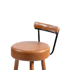 Banqueta Lara Courino Caramelo - Sallar Home