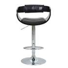 Banqueta Londrina Disco Pu Preta Brilho