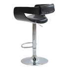 Banqueta Londrina Disco Pu Preta Brilho