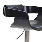 Banqueta Londrina Disco Pu Preta Brilho