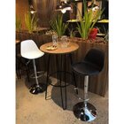 Banqueta Luisa Giratória Preta