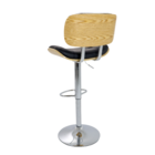 Banqueta Lux Wood Giratória Para Cozinha Bancada Área Gourmet