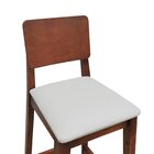 Banqueta Lyon Madeira Maciça Com 68cm Altura Encosto Anatômic