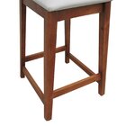 Banqueta Lyon Madeira Maciça Com 68cm Altura Encosto Anatômic