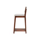 Banqueta Lyon Madeira Maciça Com 68cm Altura Encosto Anatômic