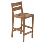 Banqueta Madeira Alta 97x40cm Verona Marrom Butzke