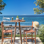 Banqueta Madeira Alta 97x40cm Verona Marrom Butzke