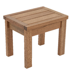 Banqueta Madeira Baixa Mestra 37x50cm Marrom Butzke