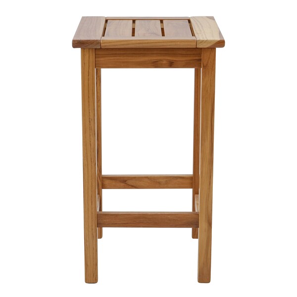 Banqueta Madeira FSC Alta Tropicália 40x37,4x65 cm Marrom Naterial