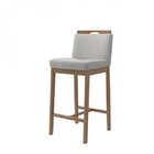 Banqueta Madeira Maciça Dani Nogueira