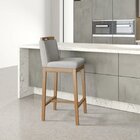 Banqueta Madeira Maciça Dani Nogueira