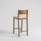 Banqueta Madeira Maciça Manu Nogueira