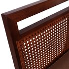 Banqueta Madeira Maciça Rattan Bey