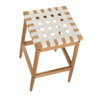 Banqueta Madeira Percinta Média Yumi 72cm Naterial