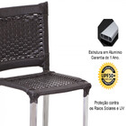 Banqueta Madri Em Alumínio Para Edícula, Cozinha, Balcão, Áre