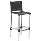 Banqueta Madri Em Alumínio Para Edícula, Cozinha, Balcão, Áre