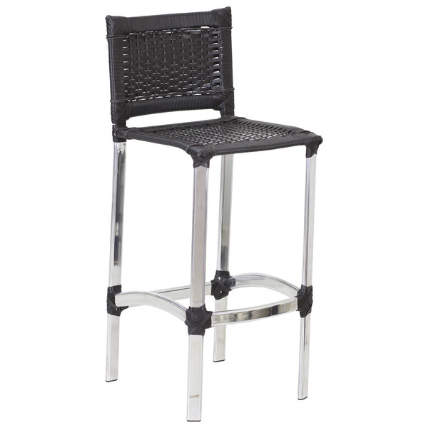 Banqueta Madri Em Alumínio Para Edícula, Cozinha, Balcão, Áre