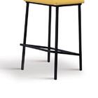 Banqueta Marcele  Amarelo/preto