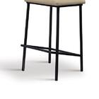 Banqueta Marcele  Bege/preto