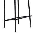 Banqueta Marcele Daf Mobiliário Marsala/preto