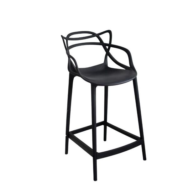 Banqueta Média 66 Allegra Master Ana Maria Cozinha Preto