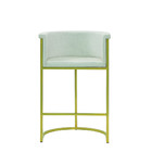 Banqueta Média 85cm Roncalli Vicenza Poltrona Tecido Linho