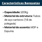 Banqueta Média Cromada Com Encosto Para Cozinha Assento Verde