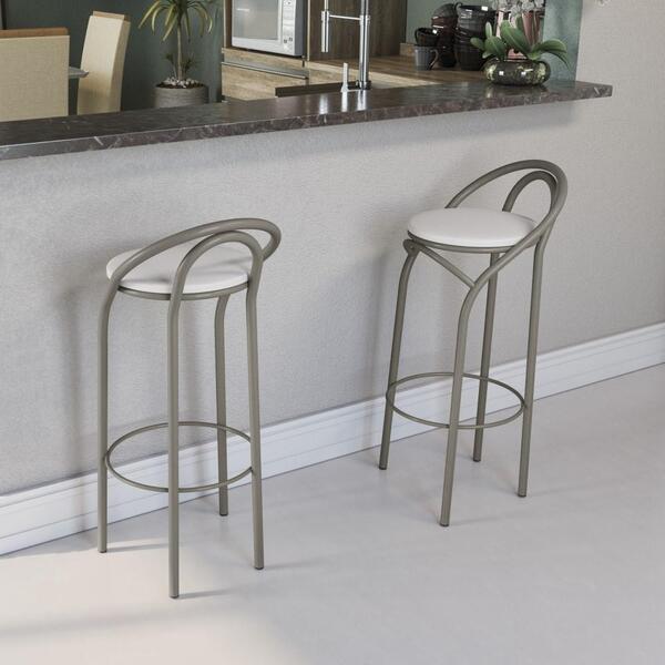 Banqueta Média Dublin 77 Cm Com Encosto Kappesberg Banco Cozi