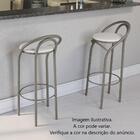 Banqueta Média Dublin Com Encosto Kappesberg Banco Cozinha Me