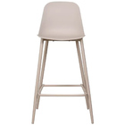 Banqueta Média Fixa Miami - Nude