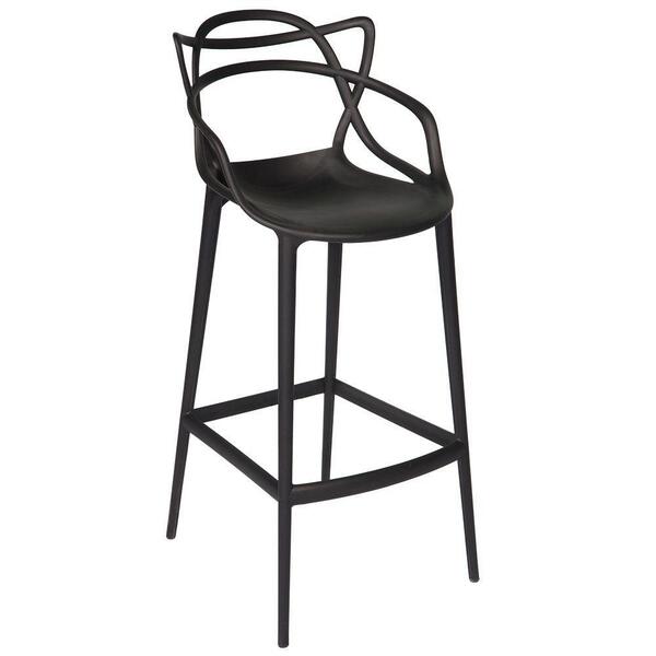 Banqueta Média Masters Allegra - 66 Cm - Preto