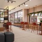 Banqueta Média Para Cozinha Ipanema Terracota