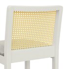 Banqueta Média Pérola Com 62cm Altura Madeira Maciça Encosto