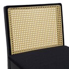 Banqueta Média Pérola Com 62cm Altura Madeira Maciça Encosto