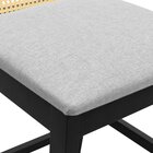 Banqueta Média Pérola Madeira Maciça Com Telinha C/ 62cm Altu