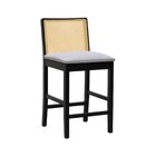 Banqueta Média Pérola Madeira Maciça Com Telinha C/ 62cm Altu