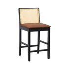 Banqueta Média Pérola Madeira Maciça Com Telinha C/ 62cm Altu