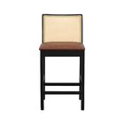 Banqueta Média Pérola Madeira Maciça Com Telinha C/ 62cm Altu