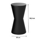 Banqueta Média Polipropileno Sem Encosto Dub Calla Rose