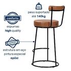 Banqueta Miami 96cm Couríssimo - Salaone